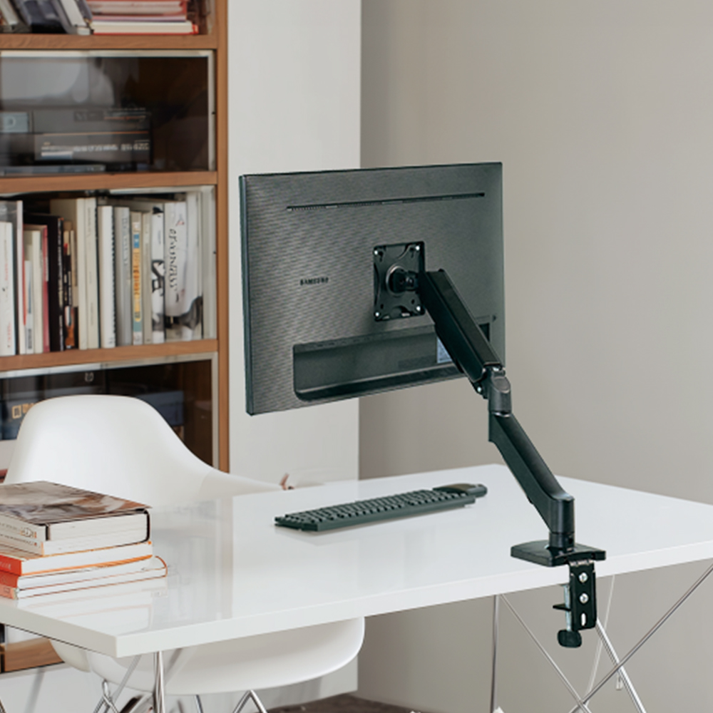 더함 모니터암 거치대 노트북 싱글 듀얼 모니터 암 스탠드 81.3cm(32인치)