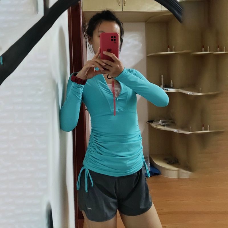 수영복 40대래쉬가드 중년 엄마레쉬가드 래쉬가드 루즈핏집업 엄마래쉬가드 상의 퍼플단품수영복마법같은 65B 65C 70A 48.0kg - 상세 이미지 5