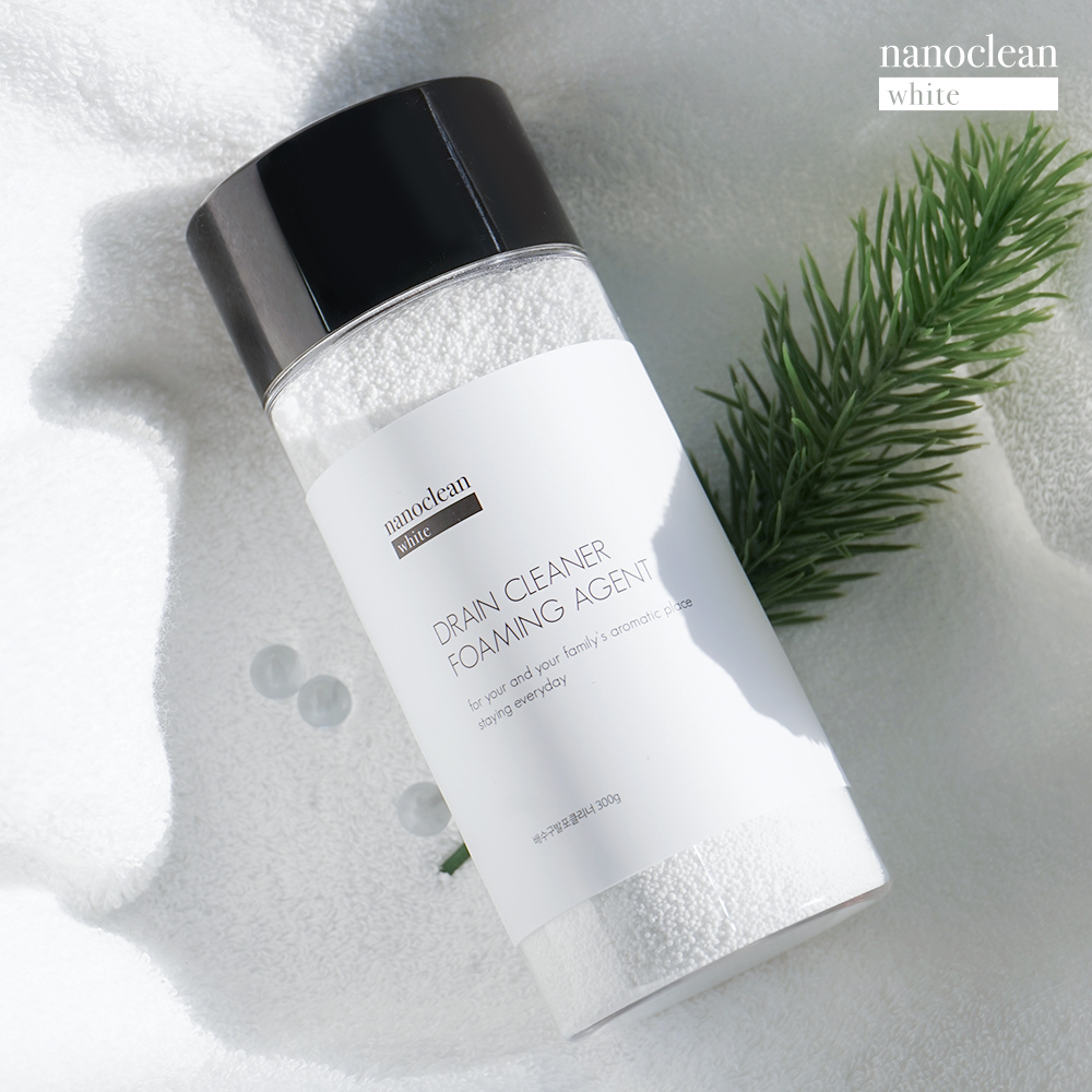 나노클린화이트 배수구클리너 300g 배수관 씽크대 하수구 세정제