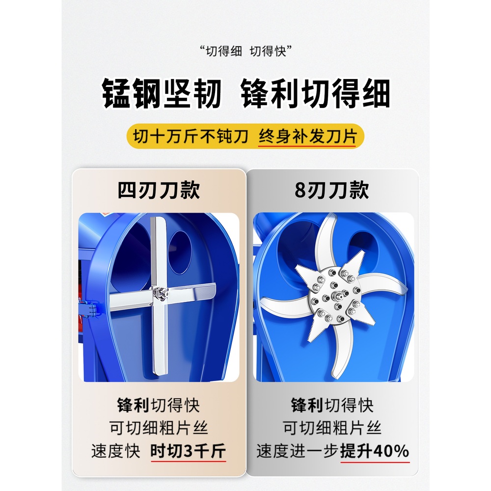 건초파쇄기 잔디 잔가지 옥수수 사료 절단기 가축 톱밥 볏짚 - 상세 이미지 2