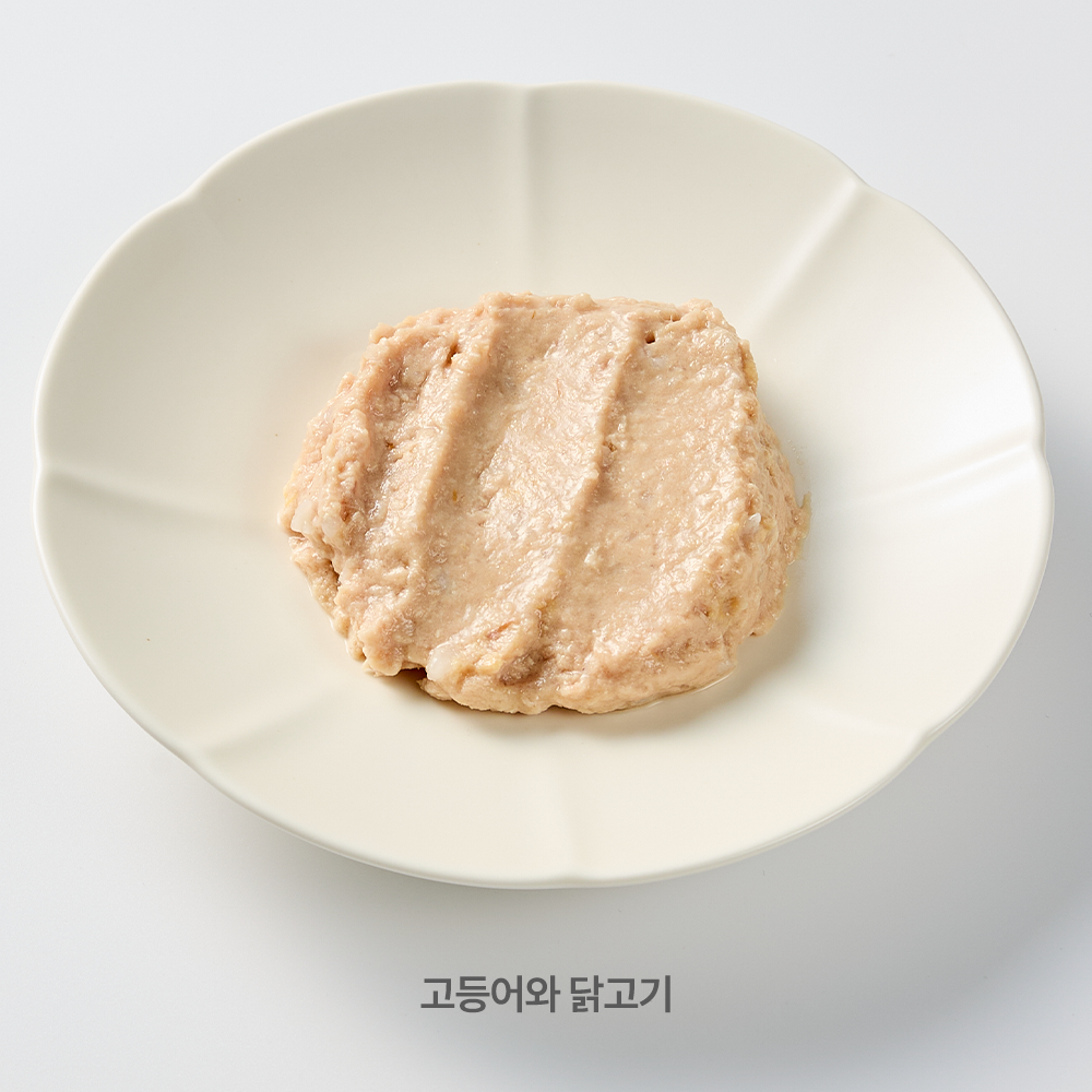 [N포인트] 알모네이쳐 HFC 고양이 주식캔 습식사료 무스 고등어와 닭고기, 70g, 24개 이미지 2