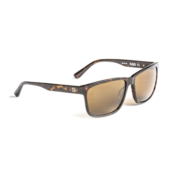 5.11 택티컬  데이브레이커 톨토이즈 편광 선글라스(브라운터틀) -  Daybreaker Tortoise Polarized Sunglasses(BRN TORTOISE) - 상품 이미지