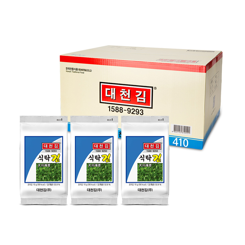 대천김 식탁김 30봉 - 상품 이미지