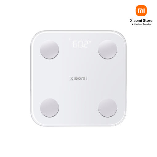 [샤오미 체중계 S400의 깔끔한 디자인]