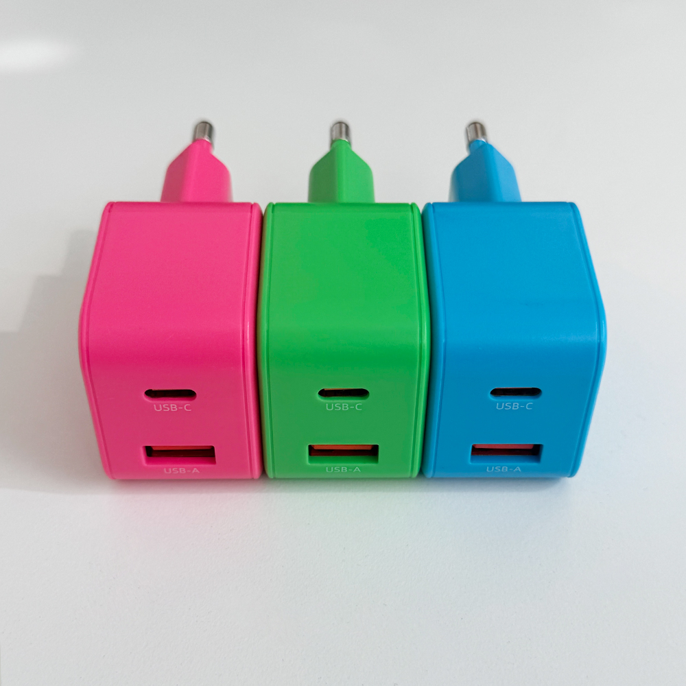 N배송 비비드 컬러 USB A C타입 25W 듀얼 초고속 충전기 PD PPS - 상세 이미지 3