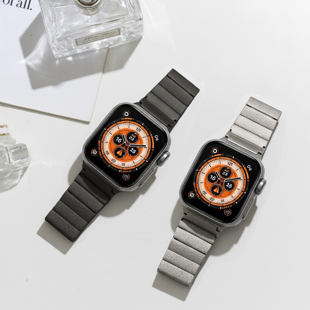 애플워치11 티타늄 메탈 스트랩 링크 브레이슬릿 워치10 운동 러닝 밴드 시계줄 교체 호환