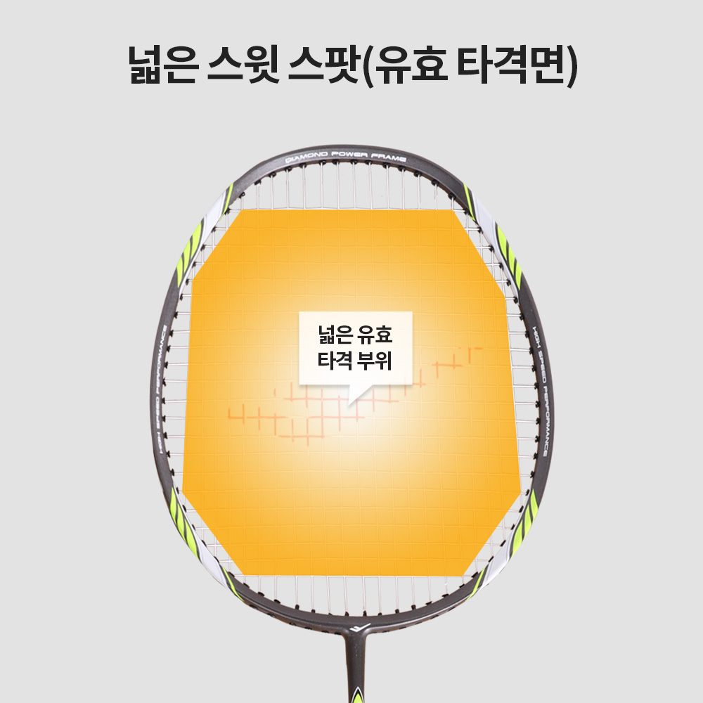 프로스펙스 배드민턴 라켓 세트 100 라켓2p+셔틀콕+가방