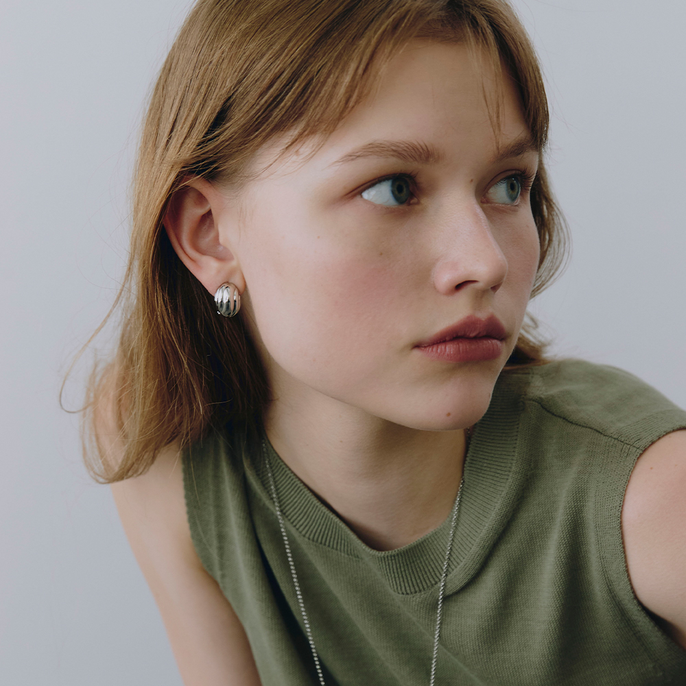[빈티지헐리우드]Cozy Wave Earrings_VH2579EA001M - 상세 이미지 5