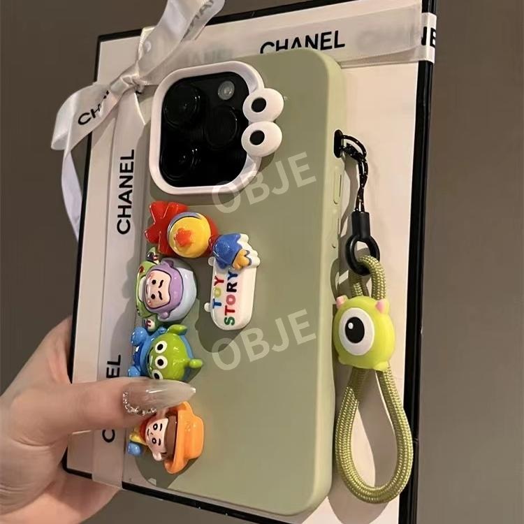 오브제 토이스토리 폰케이스 Apple 아이폰 실리콘 소프트 보호 커버 3D 버즈 우디 - 상세 이미지 4