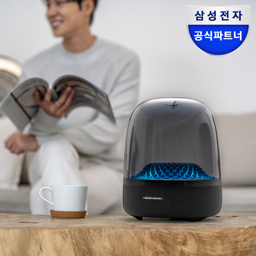 삼성전자 하만카돈 오라스튜디오4 블루투스 스피커 조명 무드등 감성 선물용 블랙