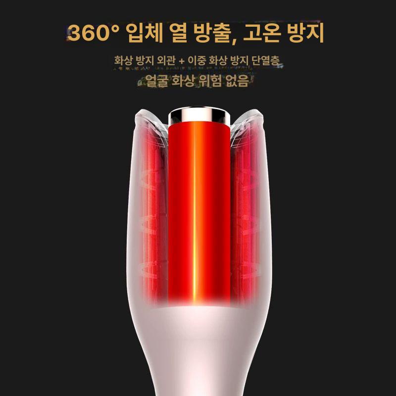 열헤어롤 전기헤어세팅기 멀티 구르프 세팅기 셋팅롤 파마 헤어롤셋팅기 스타일링 충전헤어롤 202A-핑크 - 상세 이미지 4