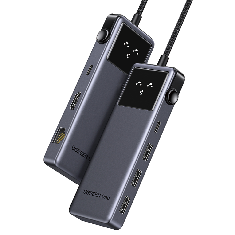 유그린 UNO 우노 시리즈 7in1 HDMI PD 인터넷 랜카드 USB 멀티허브 독 CM888-7