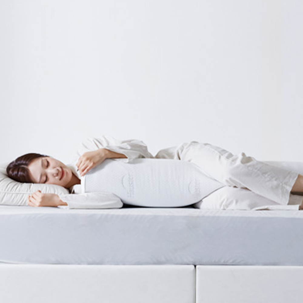 하우스터 바디필로우 천연 라텍스 원형 대형 롱쿠션 안고자는 긴베개 100cm