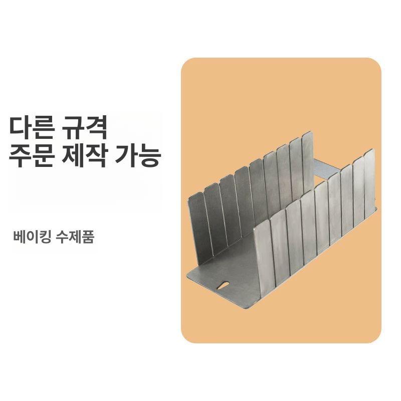 스텐 식빵슬라이서 토스트 두께 있는 베이커리 컷팅기 있음 없음 빵집 편리 절단 커팅기 12.5 상단 표준 - 상세 이미지 5