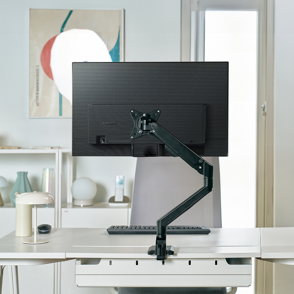 더함 모니터암 슬림 싱글 모니터 거치대 81.3cm(32인치)
