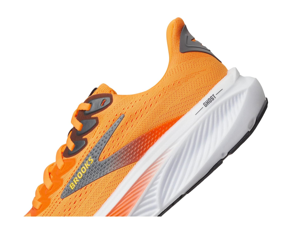 브룩스 Ghost 17 남성 런닝화 운동화 Blazingorange/Yellow/Ebony - 상세 이미지 4