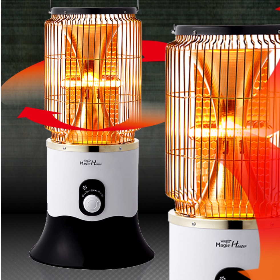 카본 히터 원통형 히터 원통 난로 복사 난방기 거실 난로