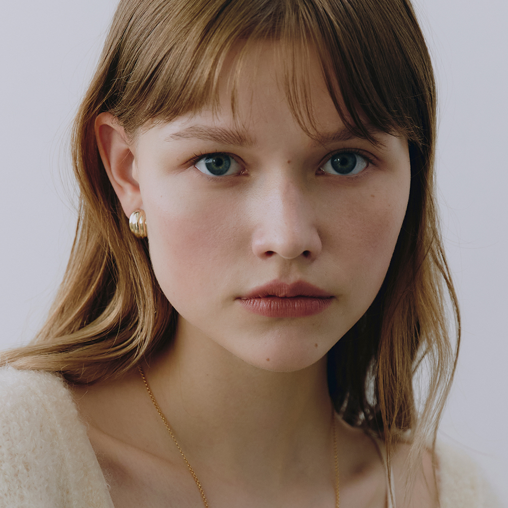 [빈티지헐리우드]Cozy Wave Earrings_VH2579EA001M 이미지 7