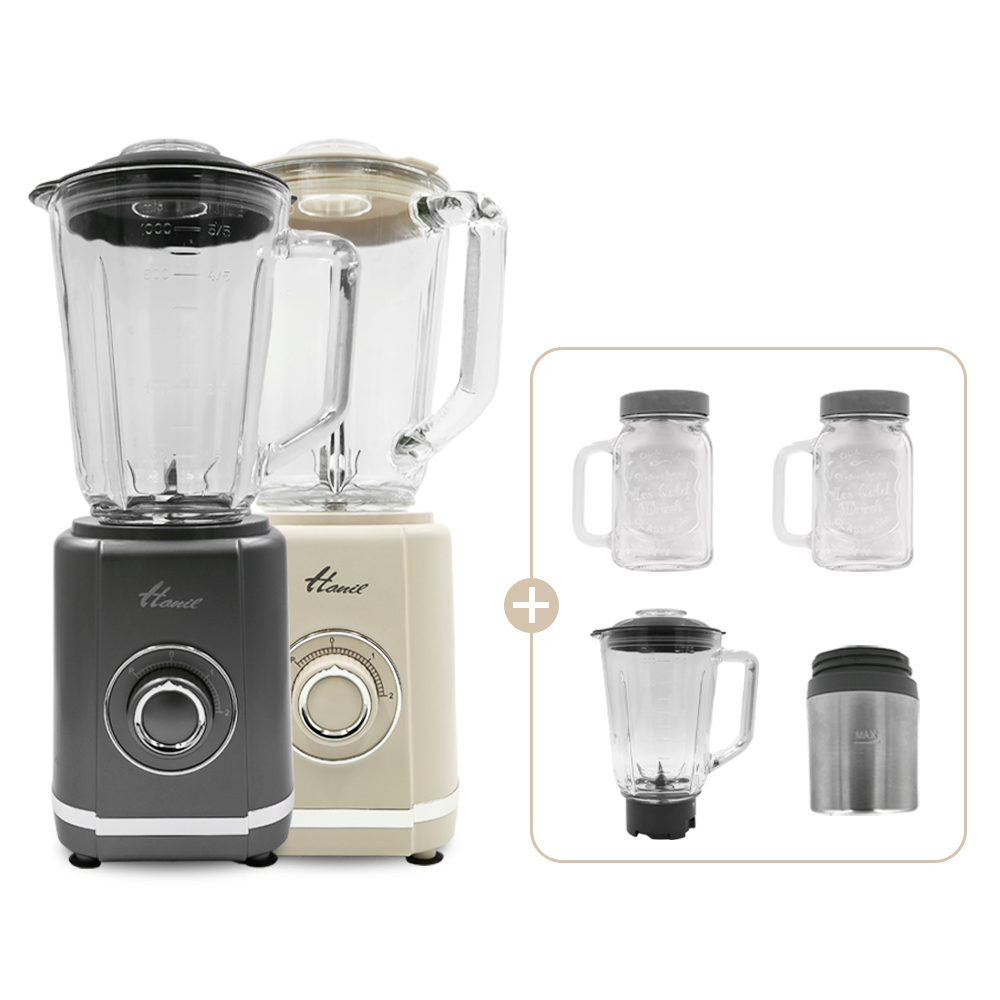 한일 이유식 유리 마늘다지기 소형 양념분쇄기 믹서기 블랜더