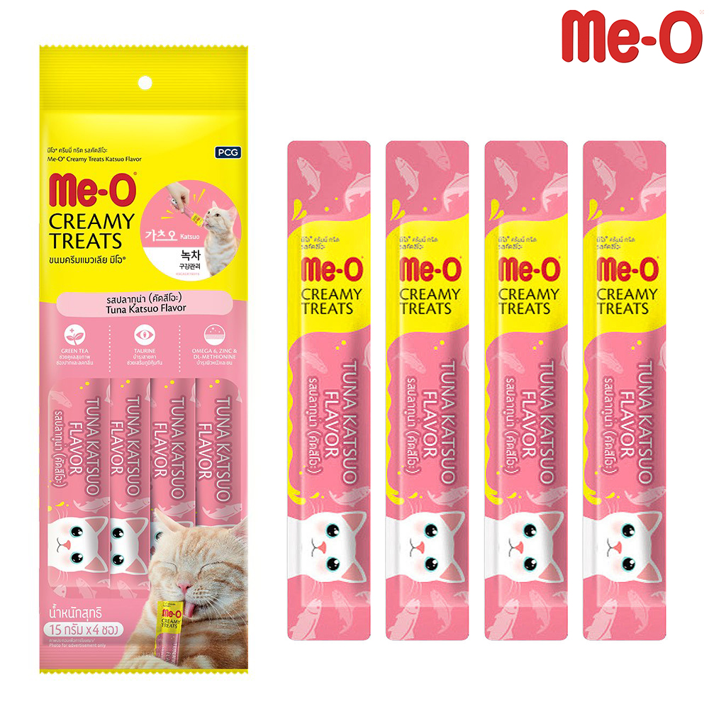 미오크리미 고양이 츄르 대용량 간식 참치, 15g, 4개 - 상세 이미지 4