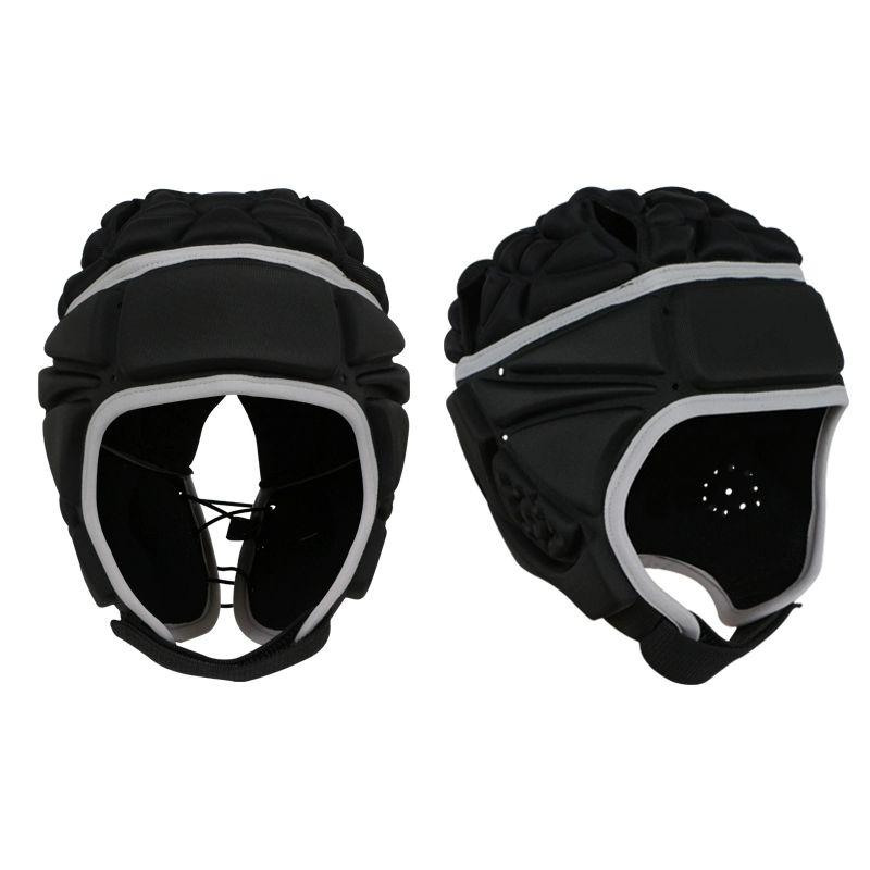 럭비헤드기어 머리 보호대 미식축구 플래그 헤드캡 하키 헤드가드 태권도 헤드기어 블랙 성인용 - 상세 이미지 5
