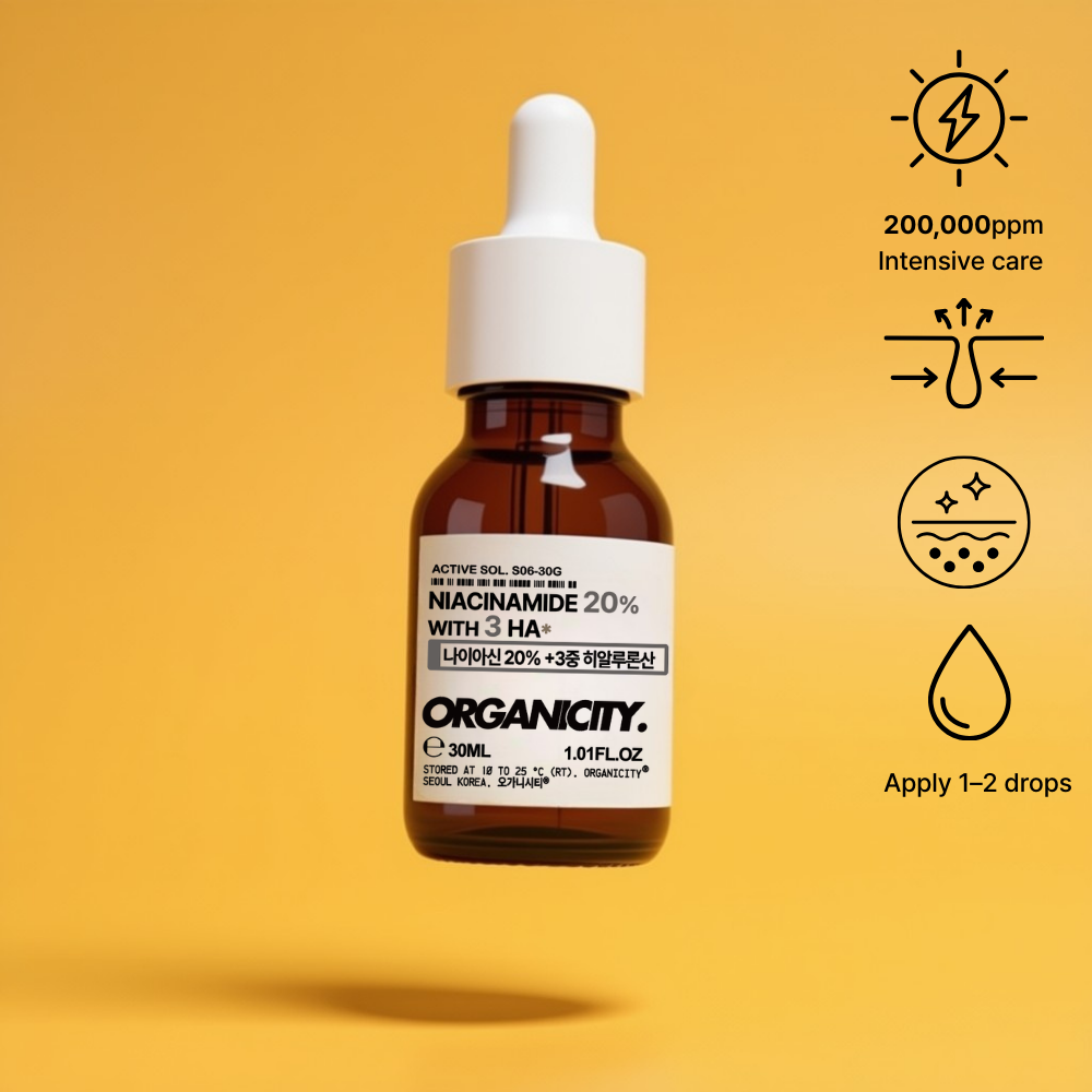 OGC 나이아신아마이드 20% 원액 세럼 10ml 기미 초 저분자 히알루론산 함유 앰플