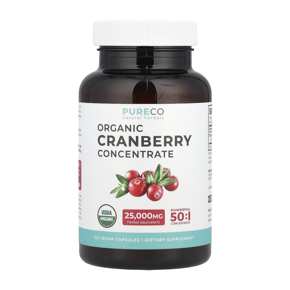 퓨어코 크랜베리 농축 25000mg 120정 - 상품 이미지
