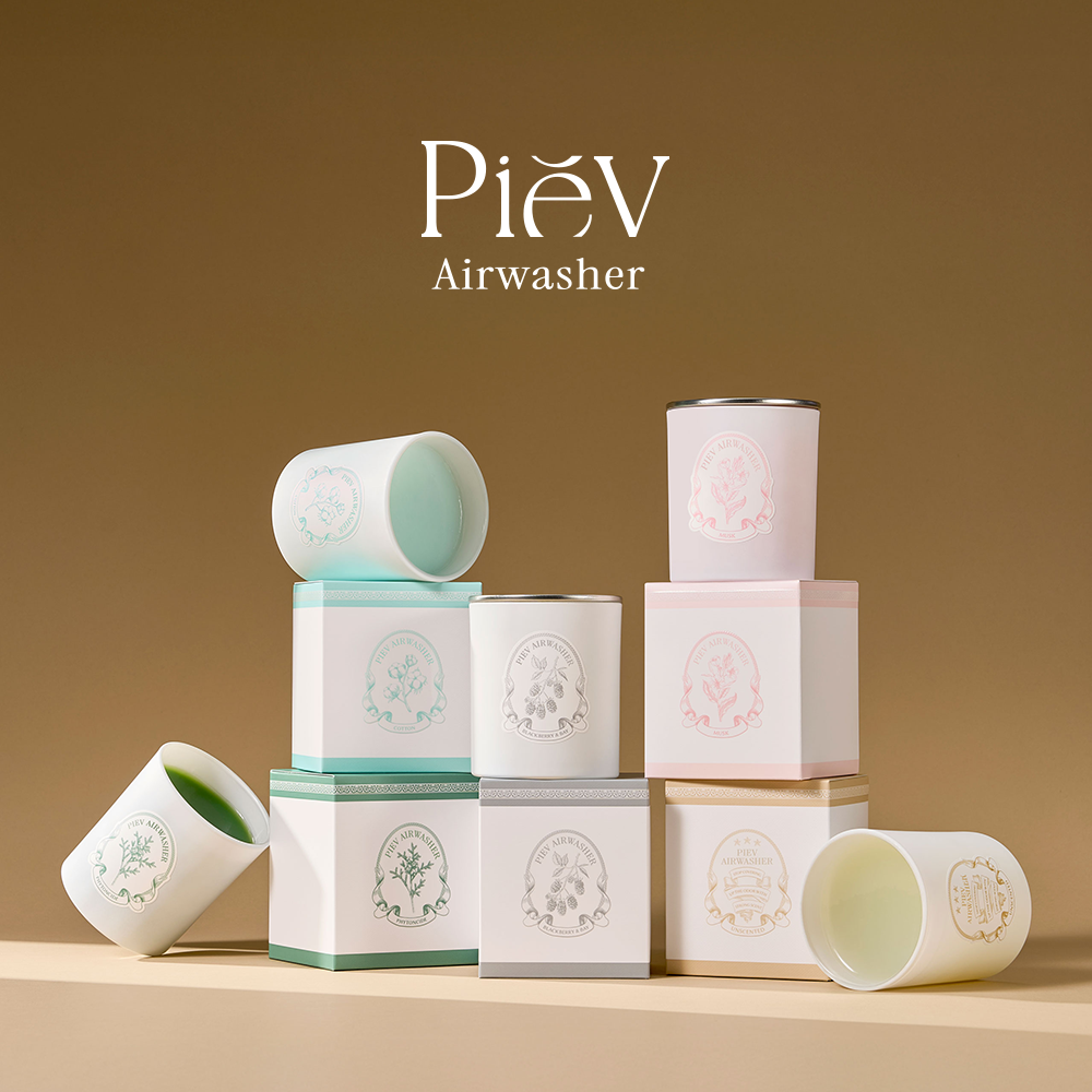 피에브 에어워셔 화장실 하수구 냉장고 강아지 홀애비 냄새 고체 탈취제 250g 블랙베리&베이향 이미지 2