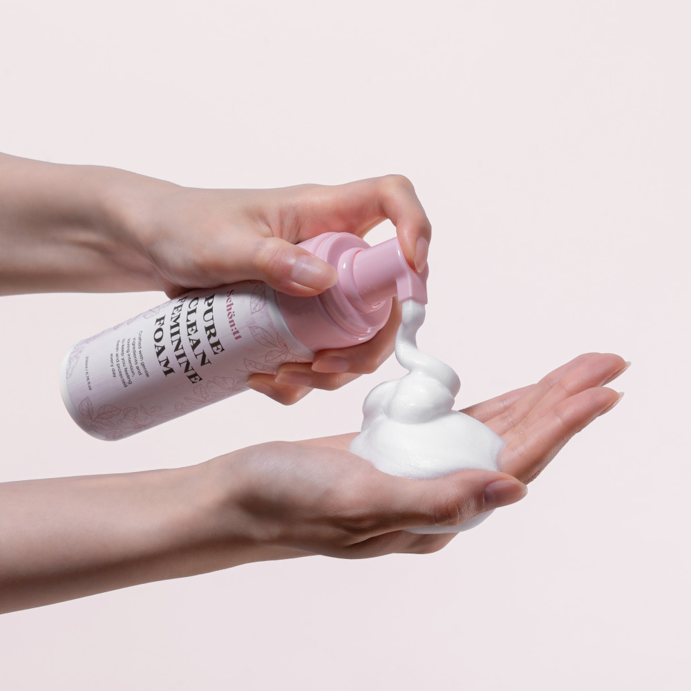 데일리 여성청결제 슌유 퓨어 클린 페미닌 포밍워시 약산성 저자극 Y존케어 200ml, 1개 - 상세 이미지 2