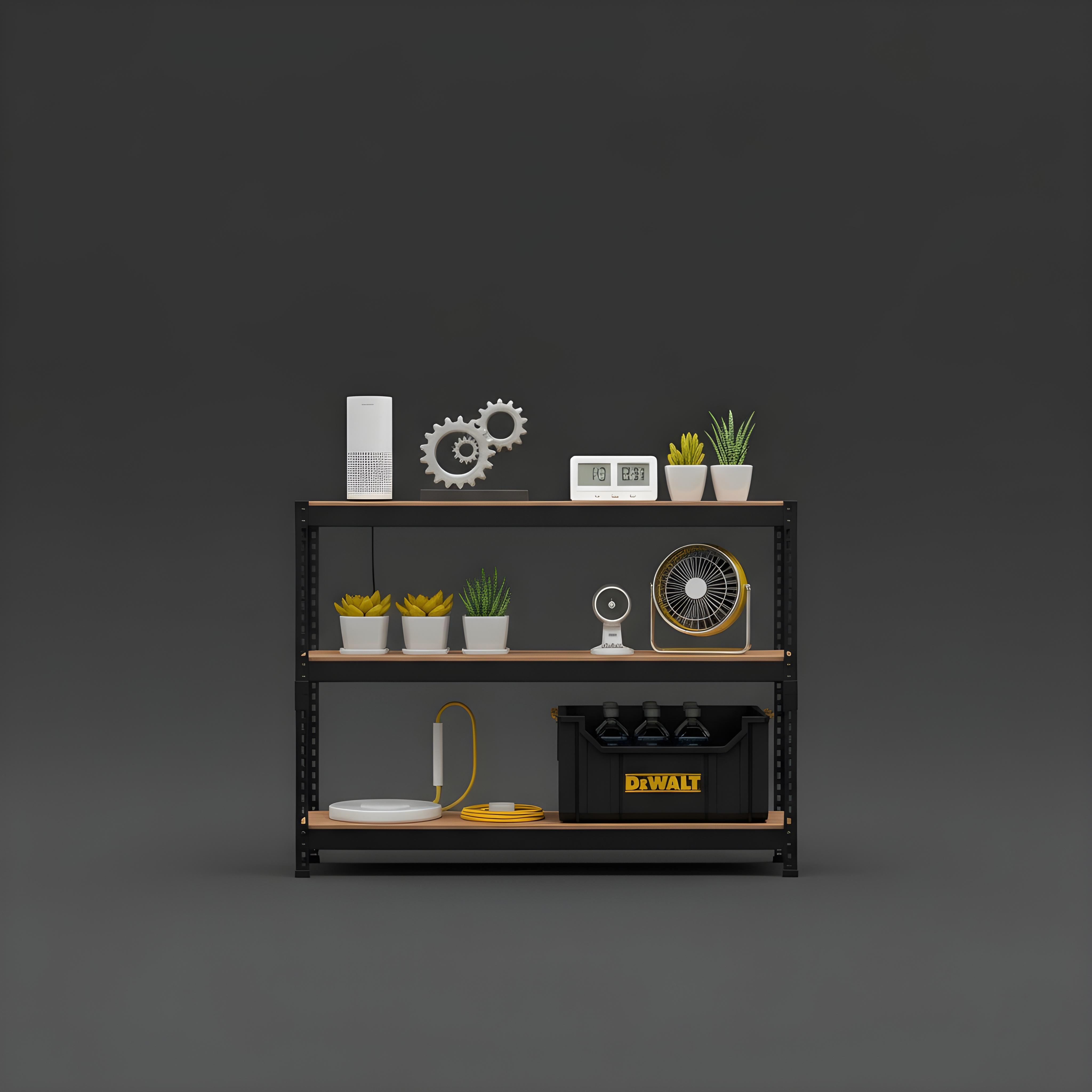 스피드랙 3단 철제선반 조립식 앵글 창고 베란다 창고 건조기 무볼트 300300750