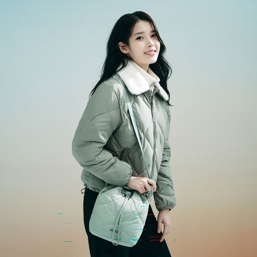 여성 패딩숄더백 퀼팅 복조리가방 크로스백 - 메인 이미지