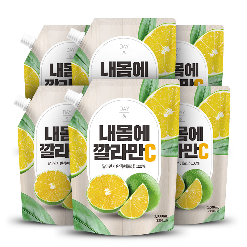 데이앤 내몸의 깔라만시, 1L, 6개 - 메인 이미지