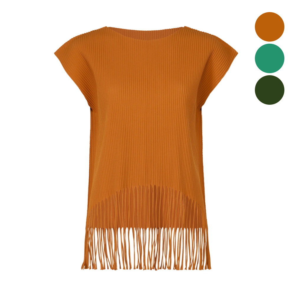 이세이미야케 미 반팔 FRINGE PLEATS MI54KK611 - 메인 이미지