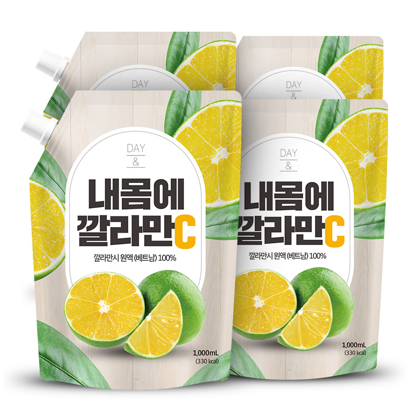 [3+1] 데이앤 내몸의 깔라만시, 1L, 4개 - 상품 이미지
