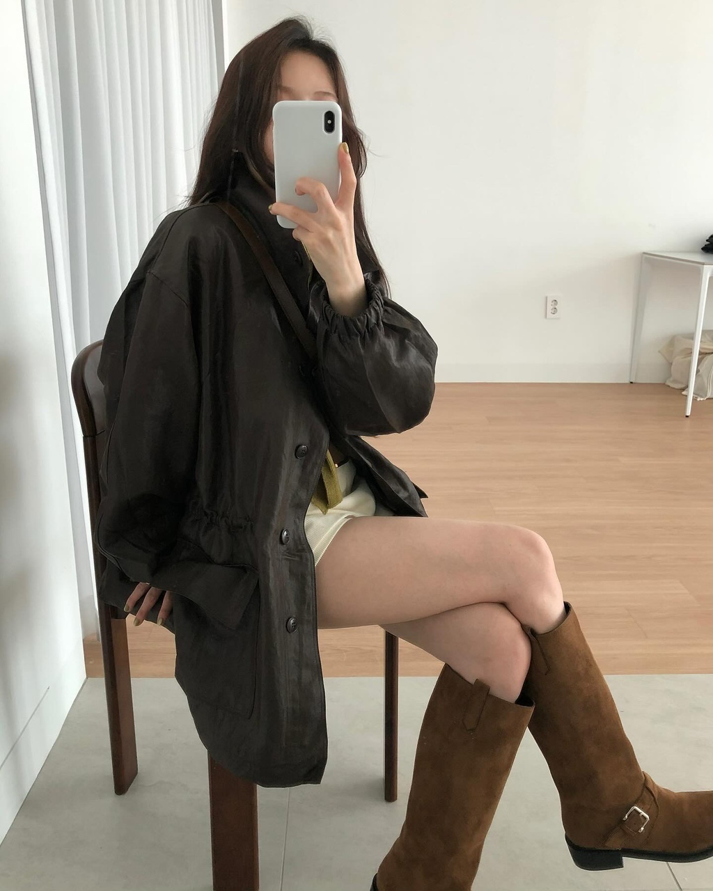 파프 여성 가을 하프 점퍼 - 상품 이미지