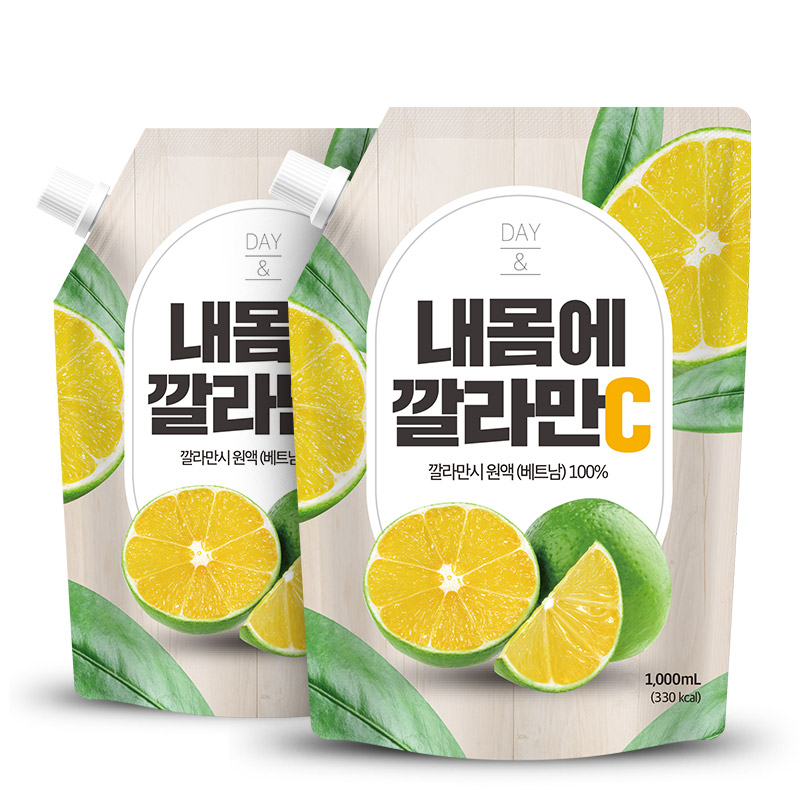 데이앤 내몸의 깔라만시, 1L, 2개 - 메인 이미지