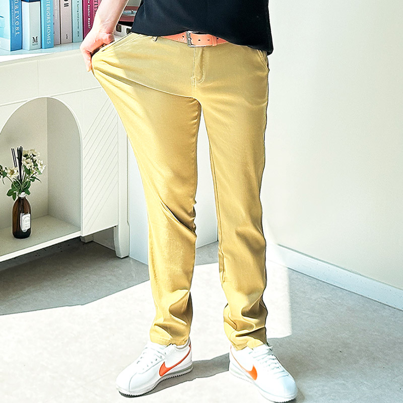 남자면바지 치노팬츠 스판바지 빅사이즈 팬츠 작업복 히든밴딩