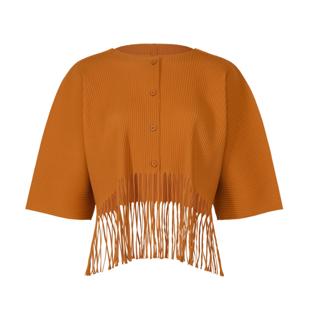 이세이미야케 미 가디건 FRINGE PLEATS MI54KO612 - 상세 이미지 2
