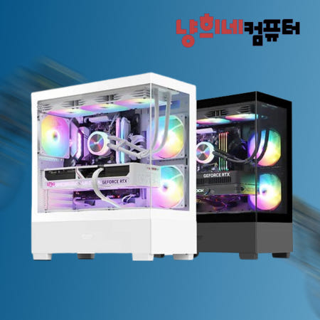 라이젠7 7800X3D RTX5070 배그 롤 발로란트 화이트 게이밍컴퓨터 조립PC 본체
