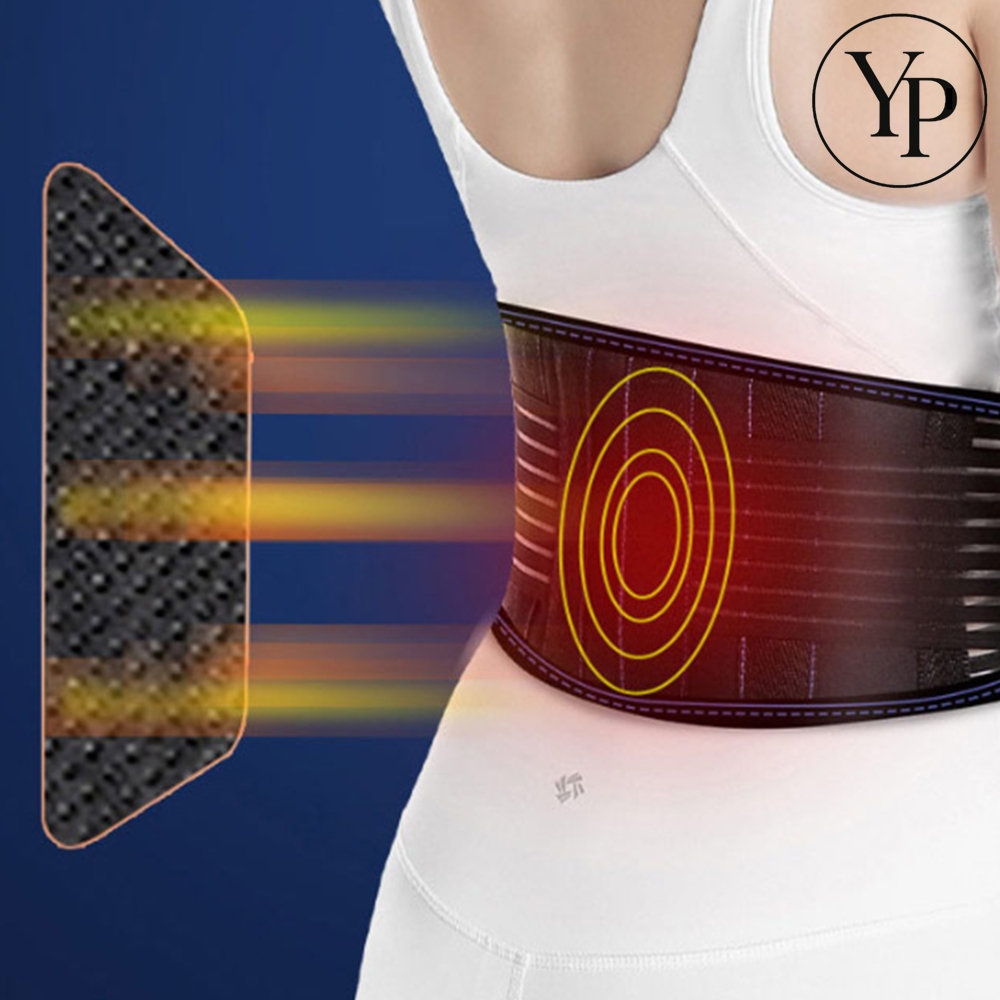 발열 허리 보호대 벨트 척추 마사지 복대 지지대 부모님 어르신 선물 찜찔기