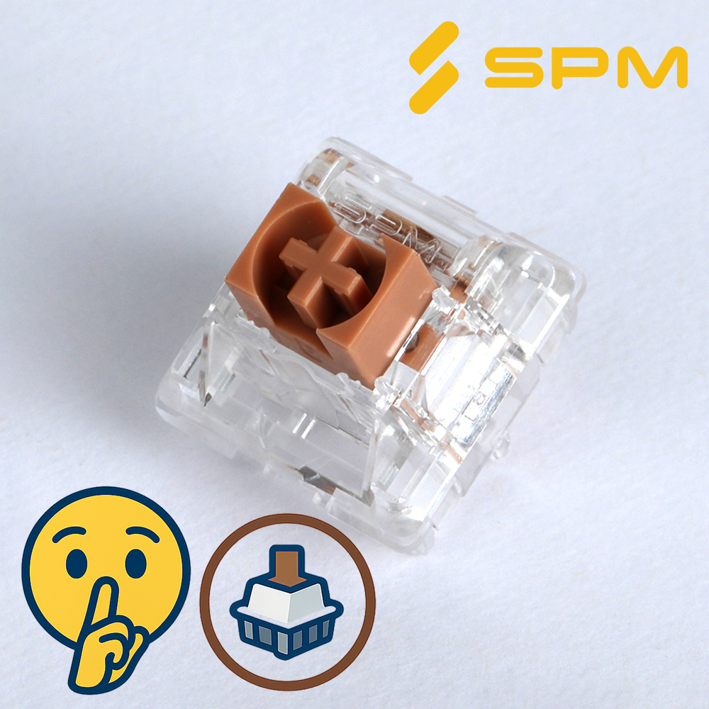[35개] SPM 저소음 스위치 축 키보드 새벽 택타일 갈축