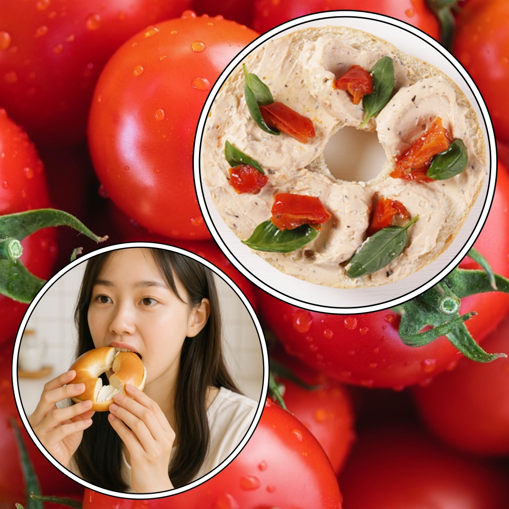 베이글 크림치즈 토마토 바질 스프레드 대용량 1kg - 메인 이미지