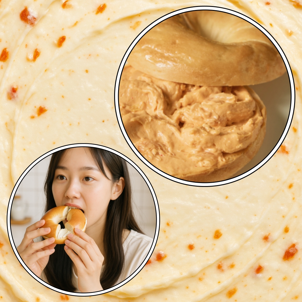 베이글 크림치즈 김치크림 스프레드 대용량 1kg - 메인 이미지