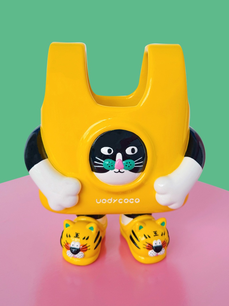 uodycoco 레고꽃병 고양이 도자기 화병 - 상세 이미지 4