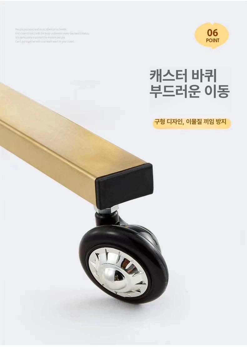 접이식 미용실 트롤리 이동식 철제 네일샵 미용 헤어샵 스텐카트 스틸 왜건 - 상세 이미지 3