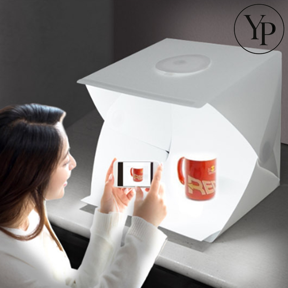 셀프 촬영 배경 박스 LED 조명 소품 음식 누끼 포토 블로거 작가 소형 스튜디오