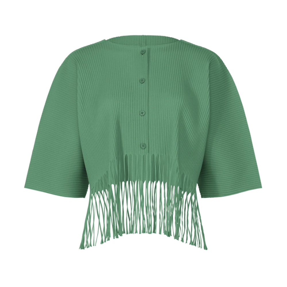 이세이미야케 미 가디건 FRINGE PLEATS MI54KO612 - 상세 이미지 3