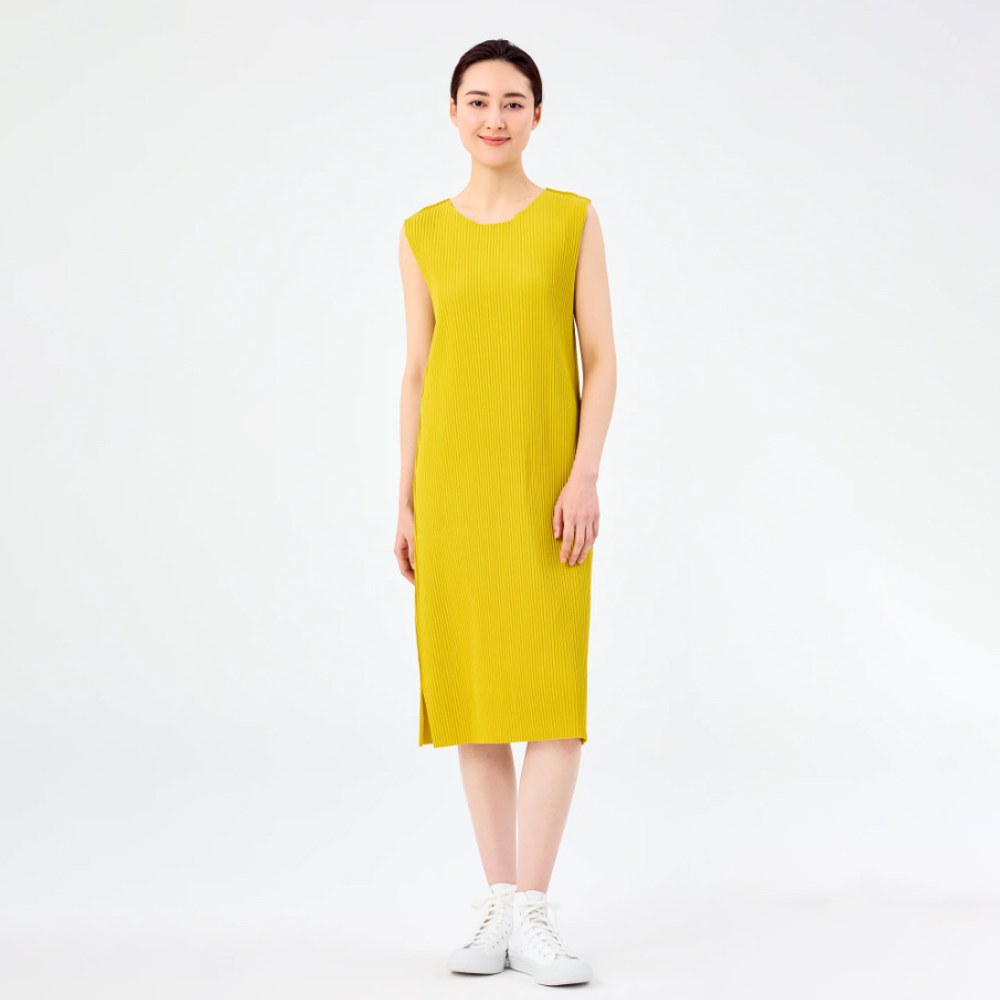 이세이미야케 미 원피스 FINE KNIT PLEATS COLOR 2 MI54KH626 - 상세 이미지 5