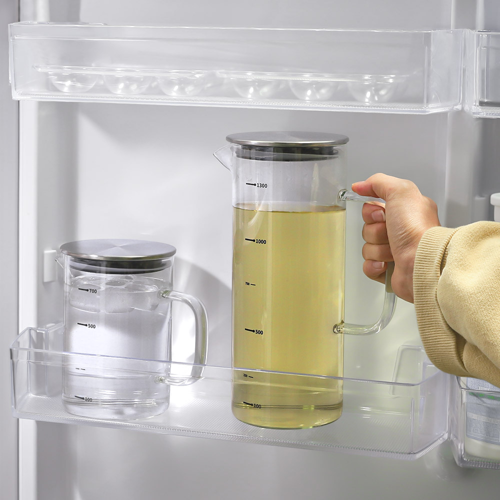 스텐뚜껑 내열유리 원형물병 700ml - 상세 이미지 4