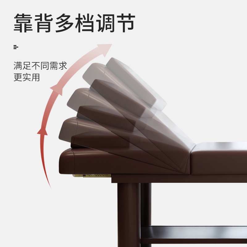 마사지베드 구멍 미용침대 접이식 미용 베드 피부샵 경락 180x60 - 상세 이미지 3